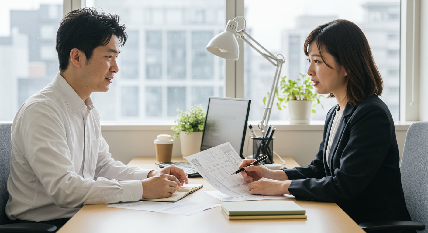 転職相談の様子
